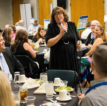 Jill Nerby speaking at AFI conference gala